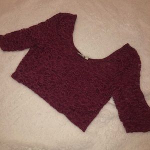 U-cut “lace” top